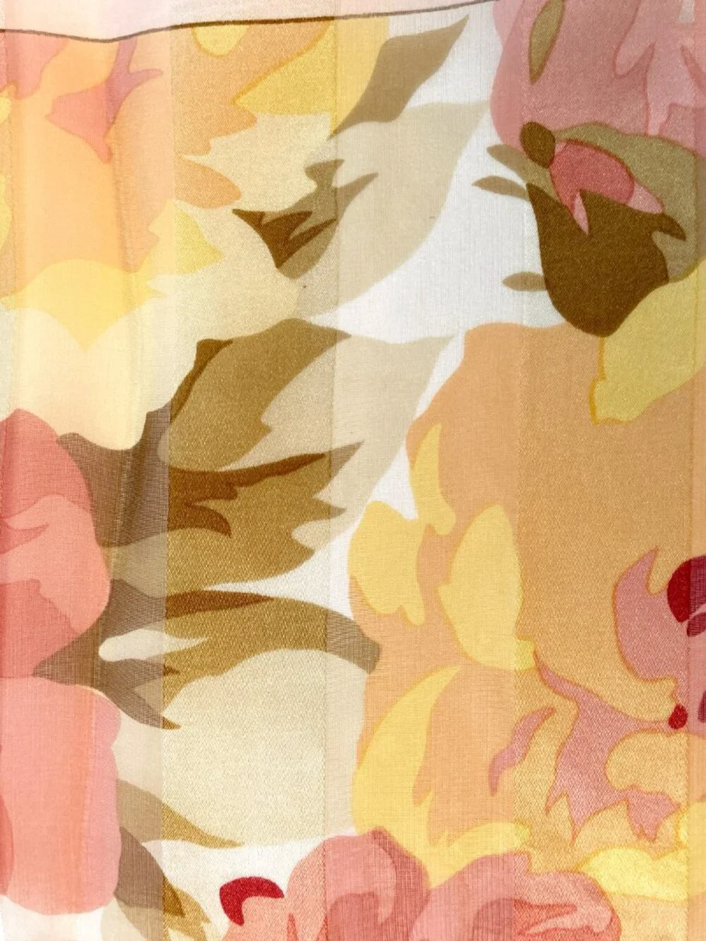 Vintage Yves Saint Laurent Silk Chiffon Scarf